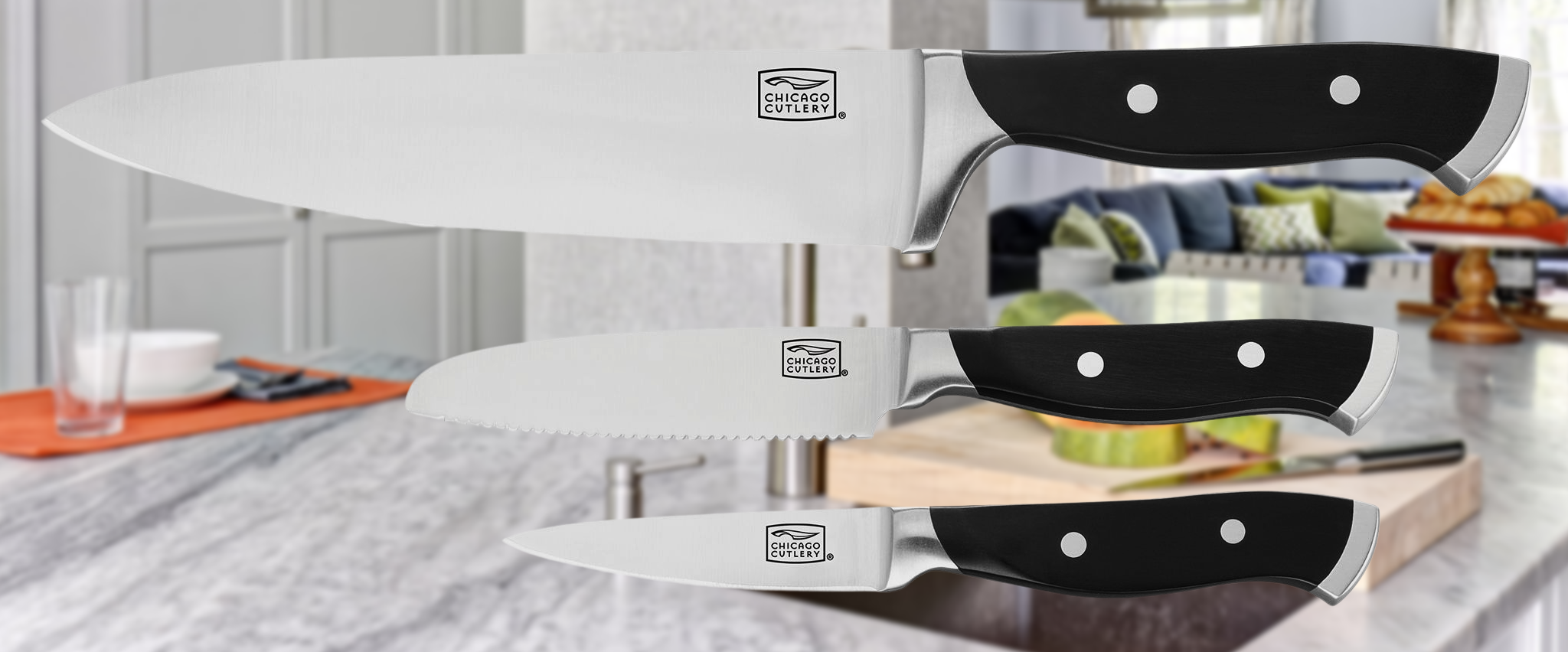 Armitage 3-Piece Chicago Cutlery Knife Set